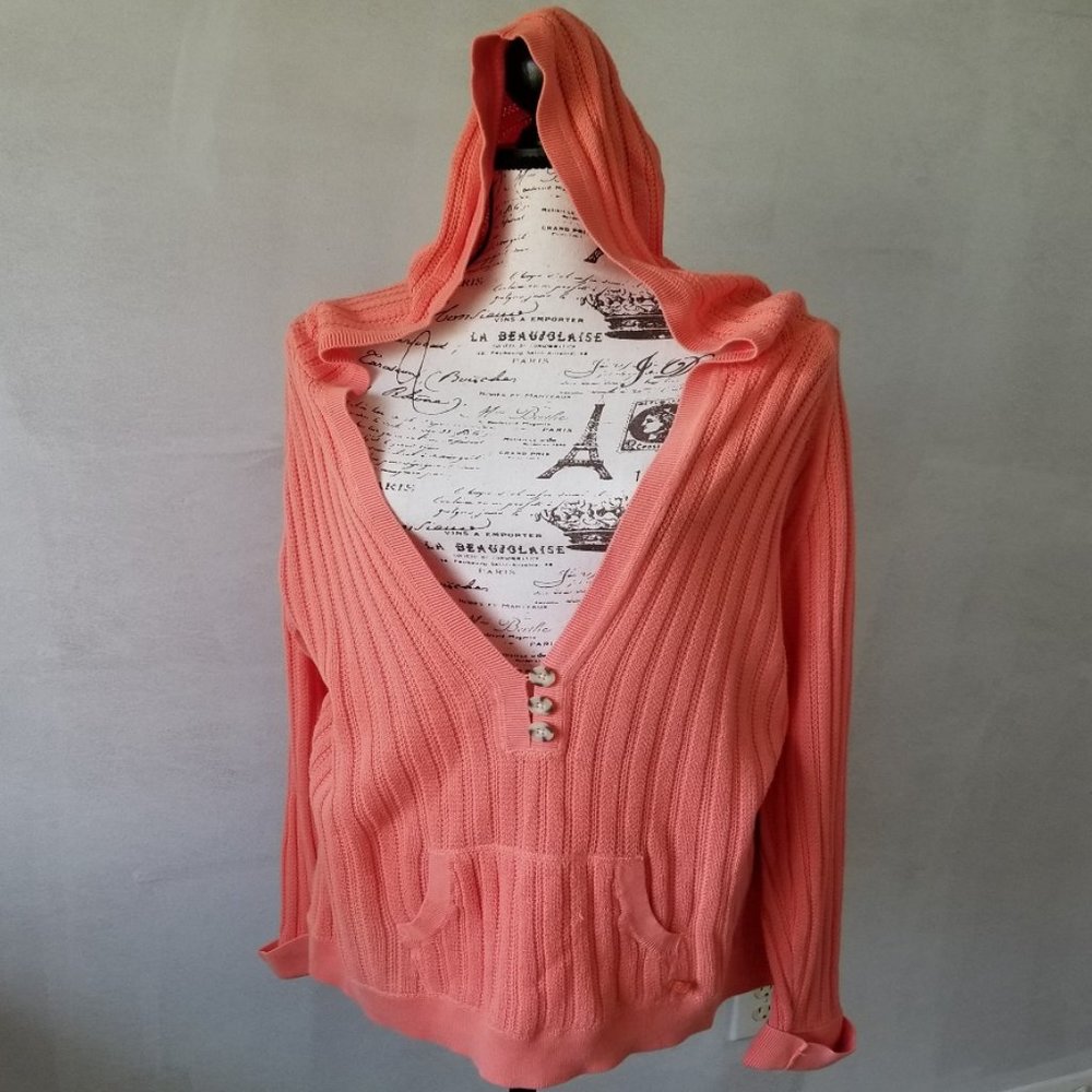 NWOT Gitano Hooded Sweater/Cardigan